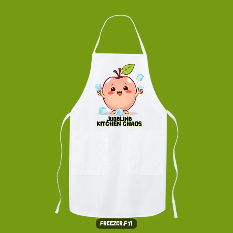 Funny Apple Juggling Apron: Cook with Cool Tricks and Style