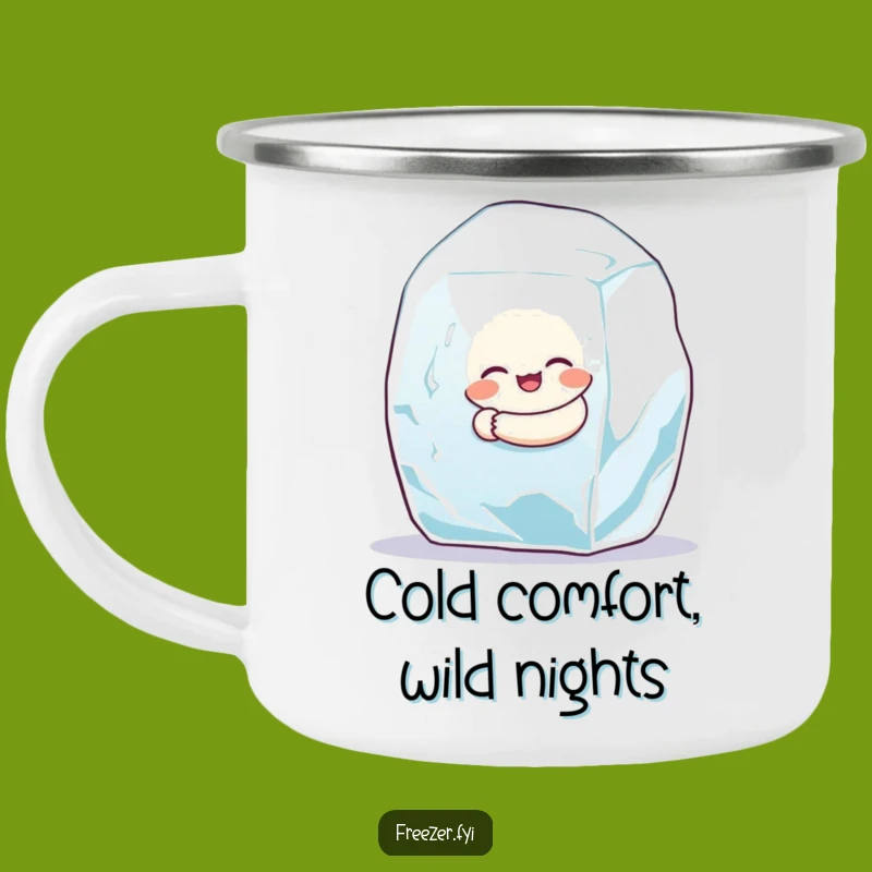 Funny Ice Hug Camping Mug: Refresh Your Adventures!