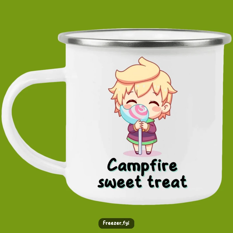 Funny Frozen Lollipop Spin Camping Mug: Enjoy Drinks with Sweet Joy