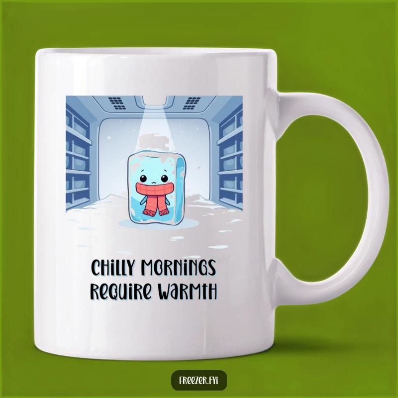 Funny Lonely Ice Cube Mug: A Chilly Gift for Cold Humor Lovers