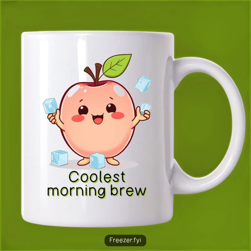 Funny Apple Juggling Mug: Cool Tricks for a Hilarious Sip