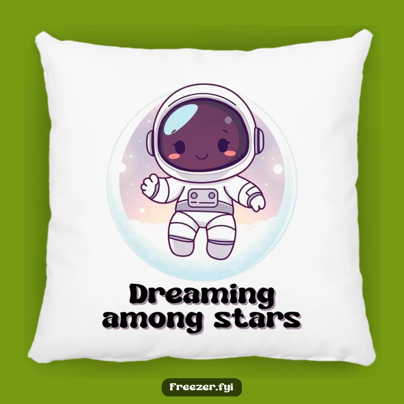 Funny Astronaut Orb Pillow - Cozy Celestial Comfort