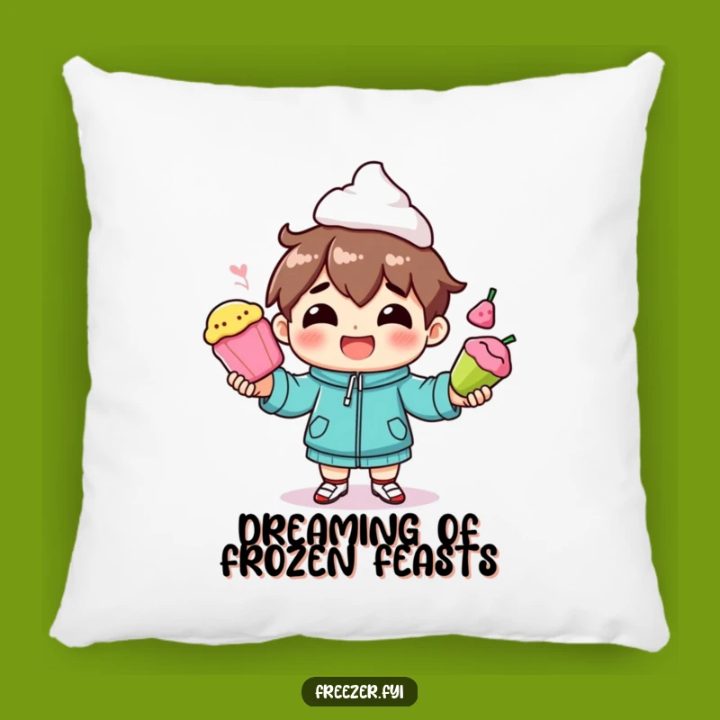 Funny Frozen Food Juggler Pillow: Cuddle Up with Skill!