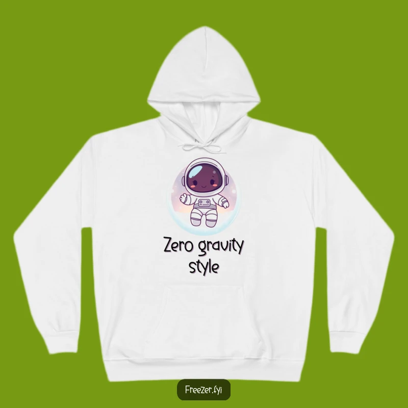 Cozy Funny Astronaut Orb Hoodie - Warm Galactic Comfort