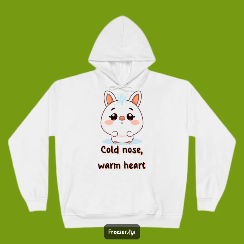 Funny Snowflake Surprise Hoodie: Cozy Up with Winter's Comical Jest!