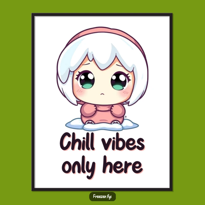 Funny Free Printable Icicle Wall Art - Winter Wonder - Mysterious Downloadable Art