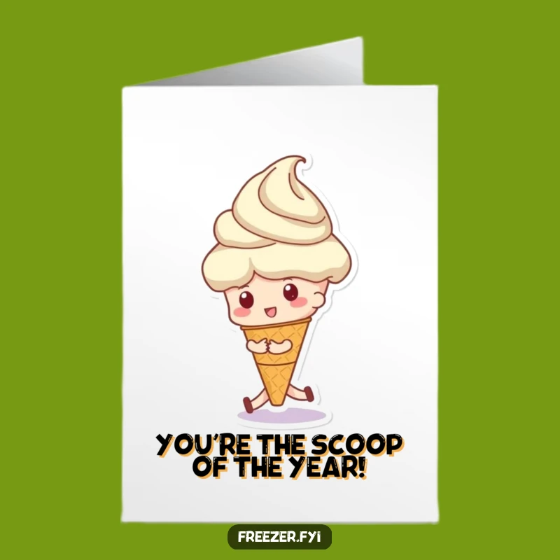 Free Printable Congrats Card: Big Ice Cream Push Character - LOL Achievement Downloadable Gift!