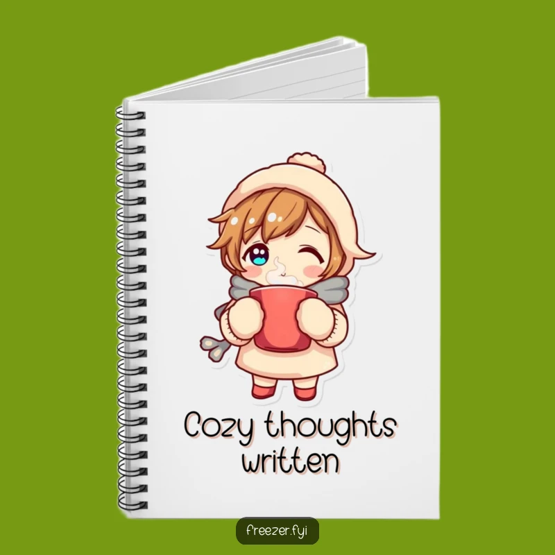 Funny Cozy Character Notebook - Jot Down Warm and Hilarious Thoughts