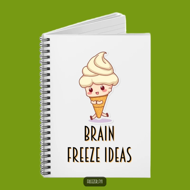 Funny Ice Cream Pusher Notebook: Jot Down Ideas with Sweet Flair!