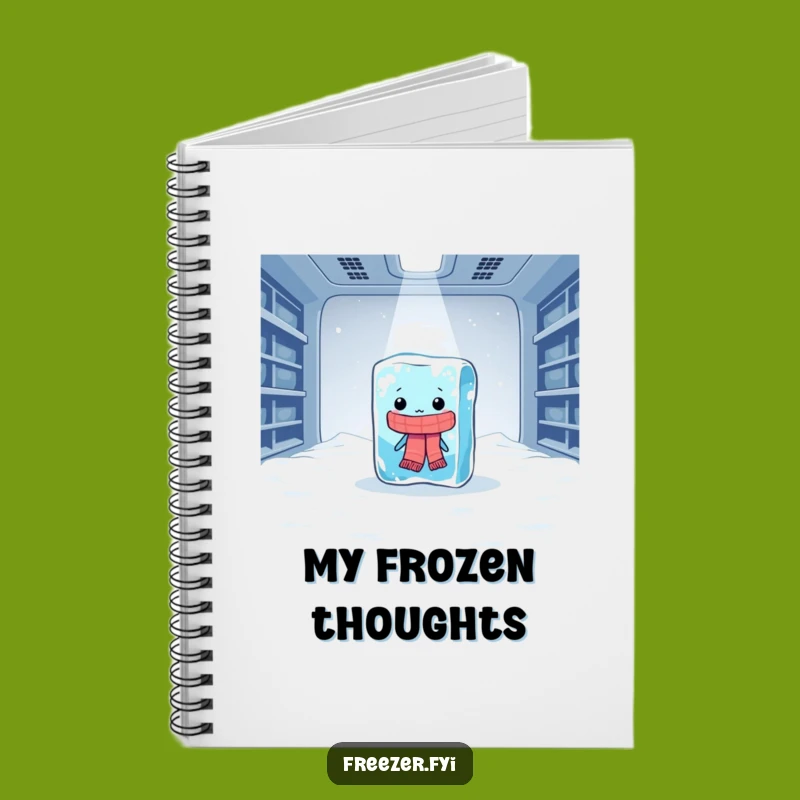 Funny Ice Cube Notebook: Jot Down Ideas with Cold Humor