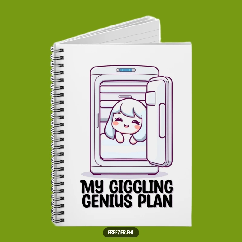 Funny Freezer Giggles Notebook: Jot Down Your Secret Plans!