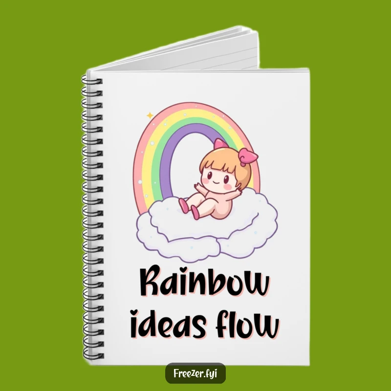 Funny Winter Journal: Character's Frosty Rainbow Ideas for Hilarious Note-Taking Gift