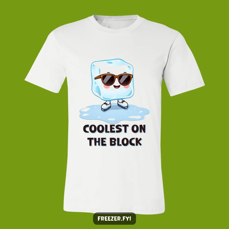 Funny Cheerful Ice Cube T-Shirt: Cool Summer Style & Gift