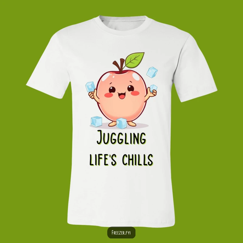 Funny Apple Juggling T-Shirt: Wear Your Coolest Tricks