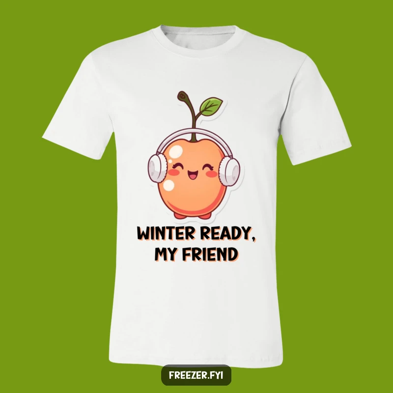 Funny Cherry Earmuff T-Shirt: Stay Warm with This Hilarious Tee