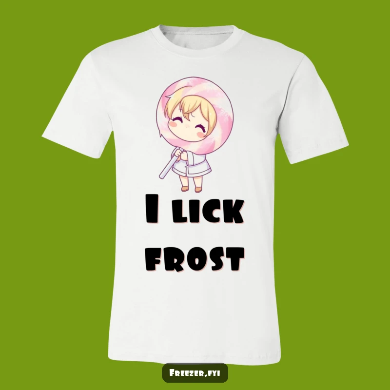 Funny Frosty Lollipop Character T-Shirt - Hilarious Cool Treat Tee for Him Her