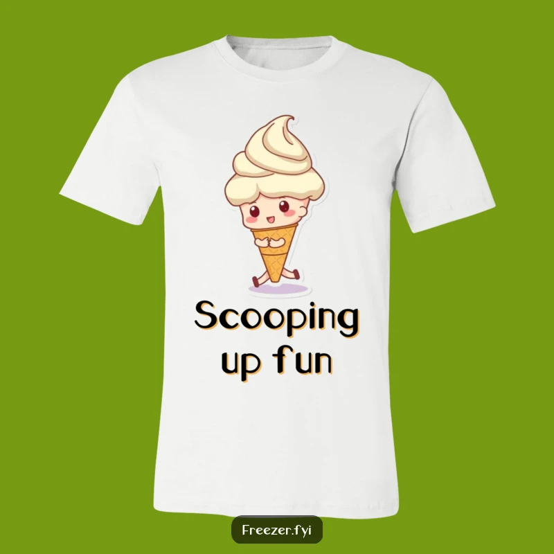 Funny Ice Cream Pusher T-Shirt: Wear Your Sweet Obsession with Humor!