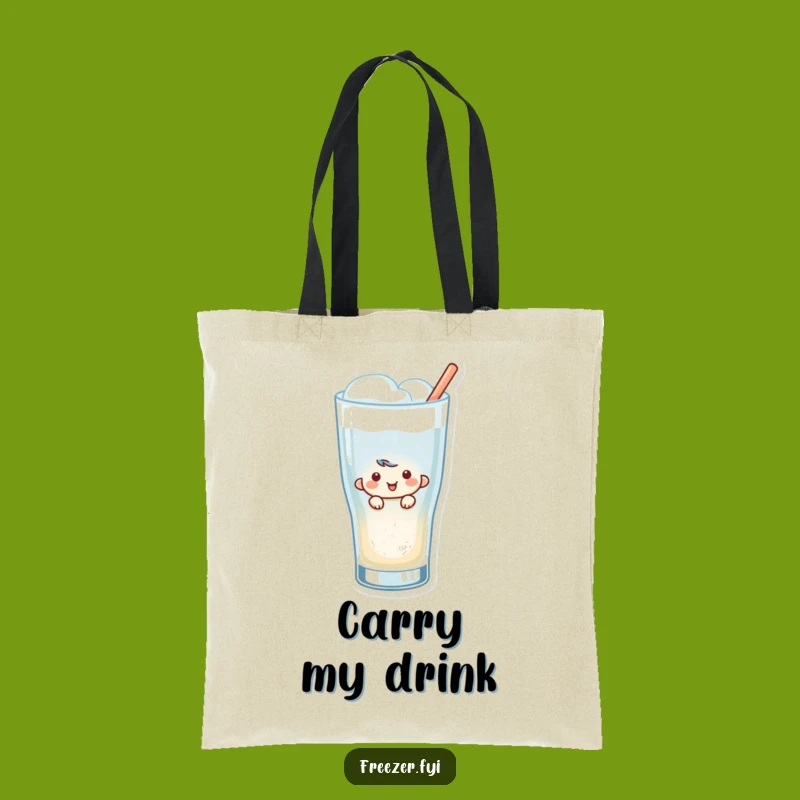 Funny Peeking Character Tote Bag: Carry Your Fun Surprises