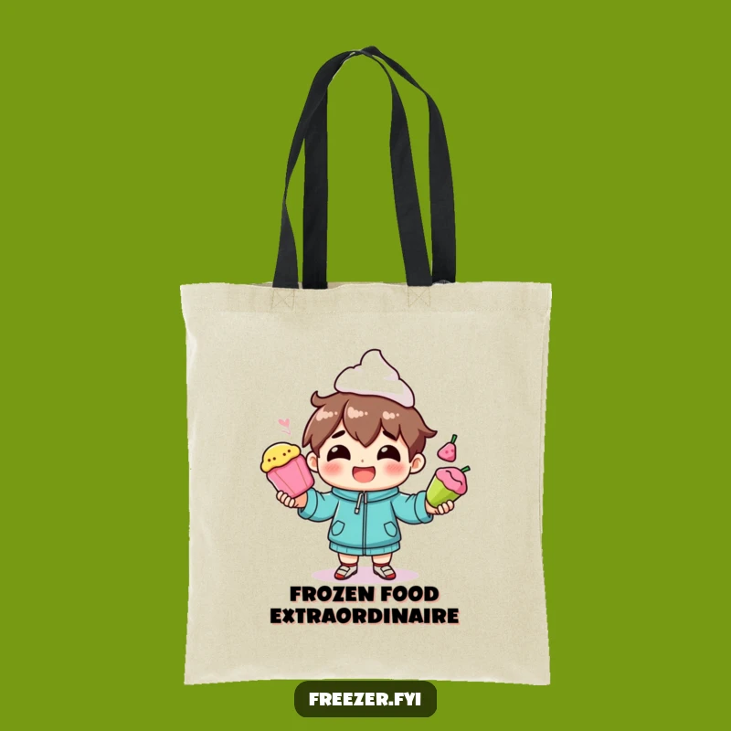 Funny Frozen Food Juggler Tote Bag: Carry Your Life with Skill!
