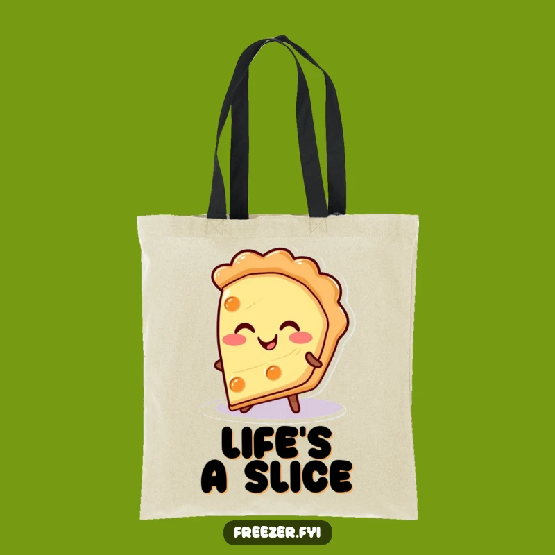 Funny Pie Slice Tote Bag: Carry Your Smile and Cold Surface Style