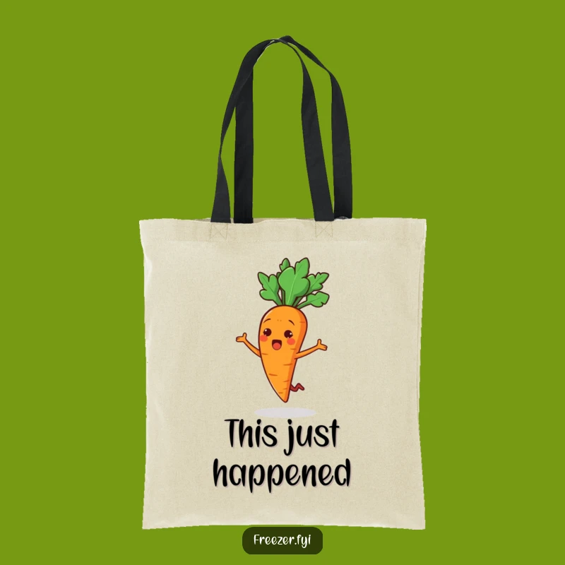 Funny Carrot Jump Tote Bag: Carry Your Surprises with Style